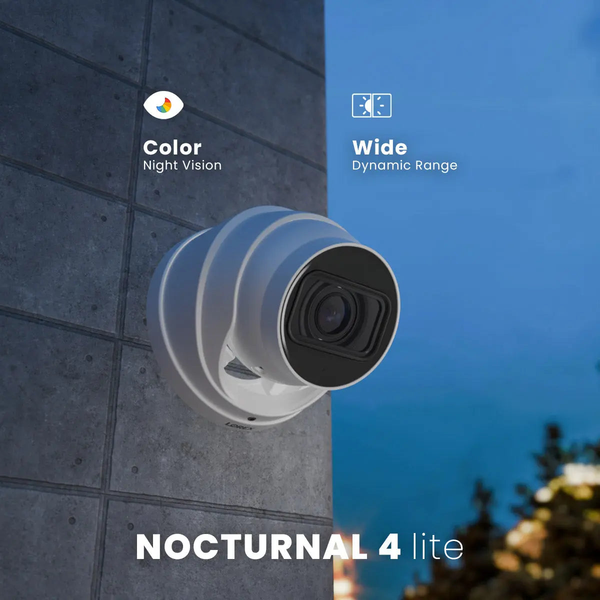 Lorex Nocturnal N4 Lite 4K IP Turret Camera – Wired Professional Surveillance - Aqvina LLC