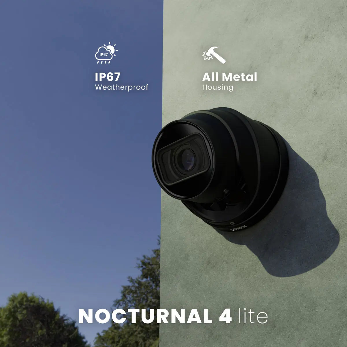 Lorex Nocturnal N4 Lite 4K IP Turret Camera – Wired Professional Surveillance - Aqvina LLC