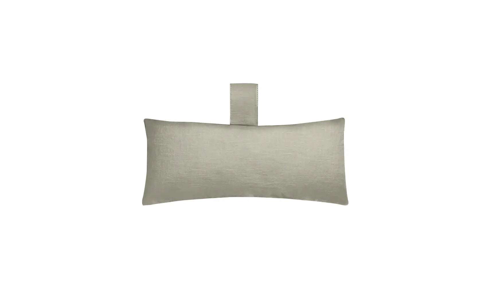 Autograph headrest pillow with soft fabric cover and adjustable design for comfortable travel.
