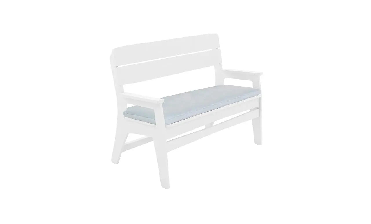 Mainstay rectangular outdoor cushion with soft fabric and zip closure