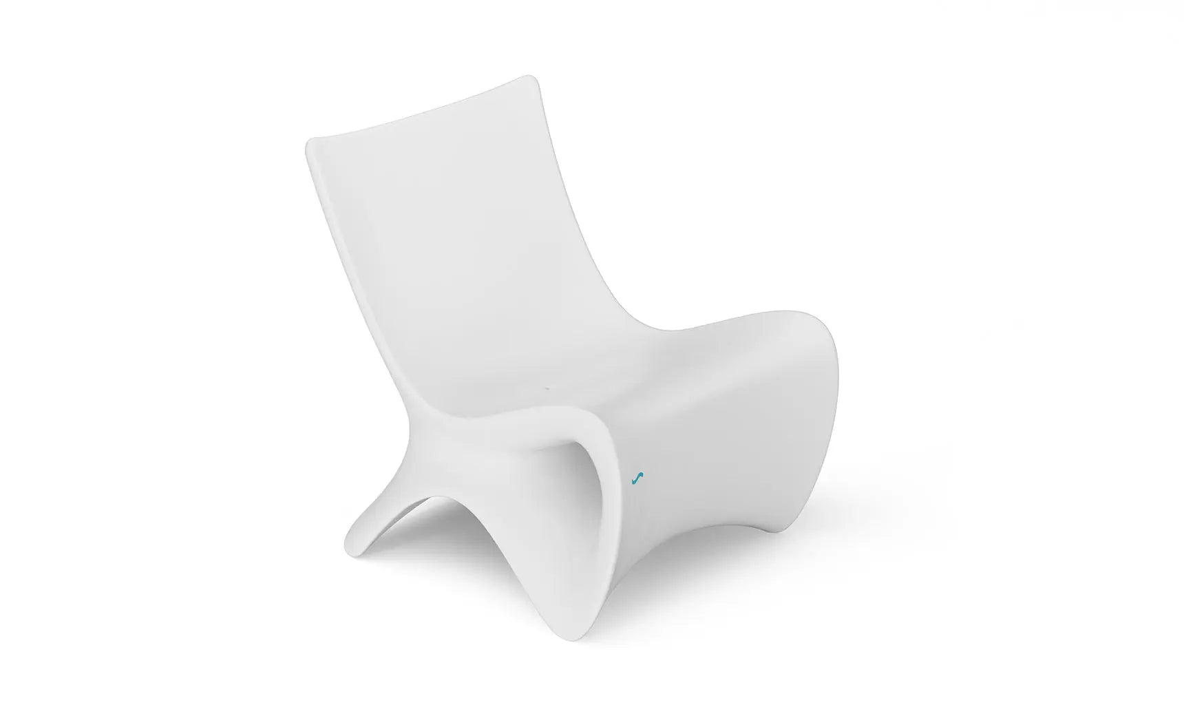 Autograph chair in modern leather design with sleek armrests and backrest.