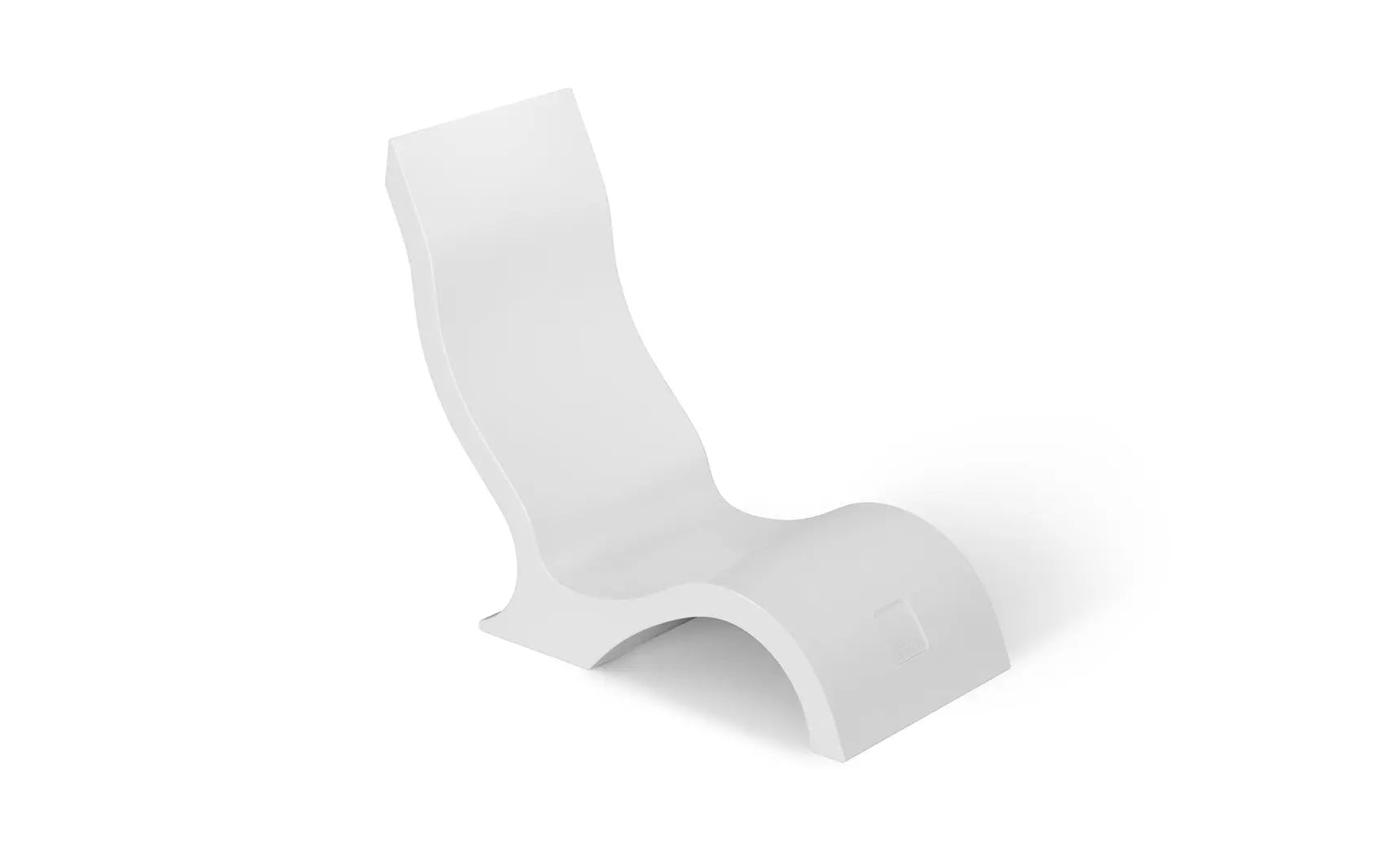 Signature Chair's sleek modern office chair with black leather seat and adjustable armrests.