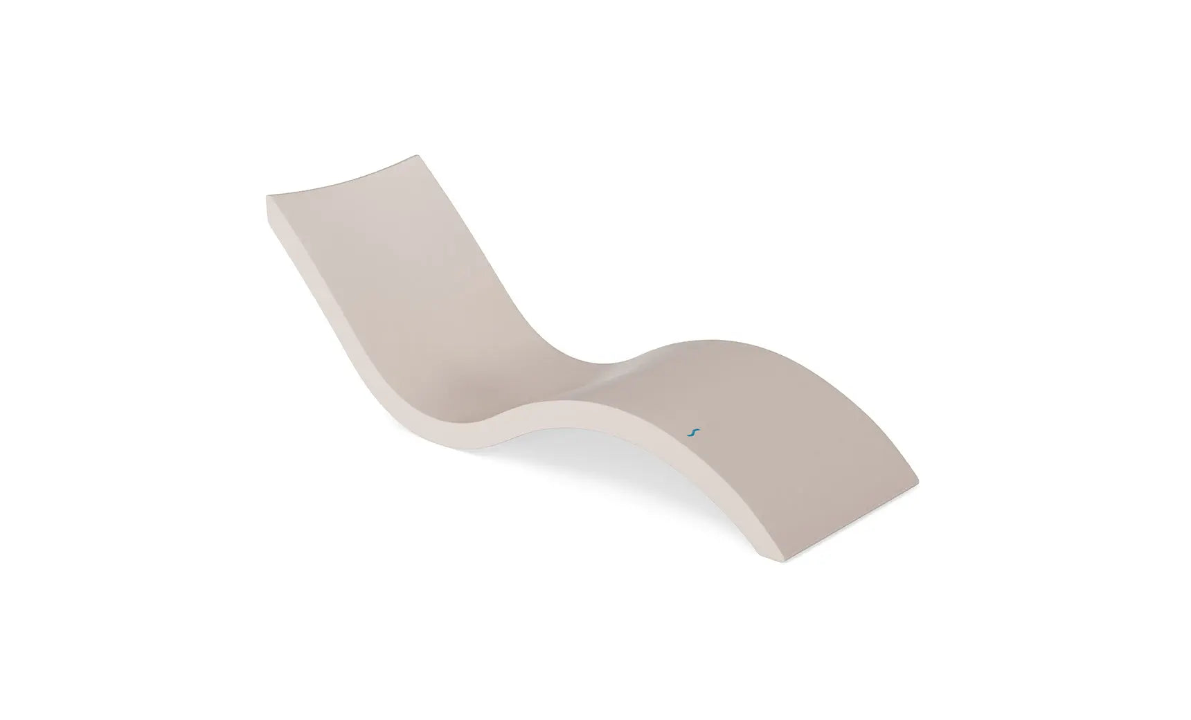 Signature Designs chaise lounge in brown leather with armrests and footrest.
