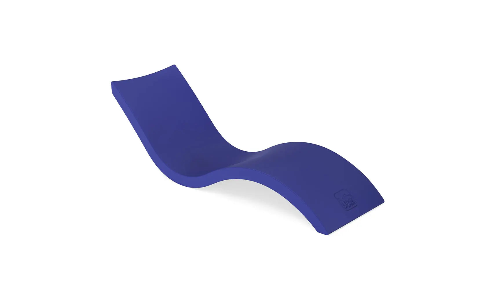 Signature Designs chaise lounge in brown leather with armrests and footrest.