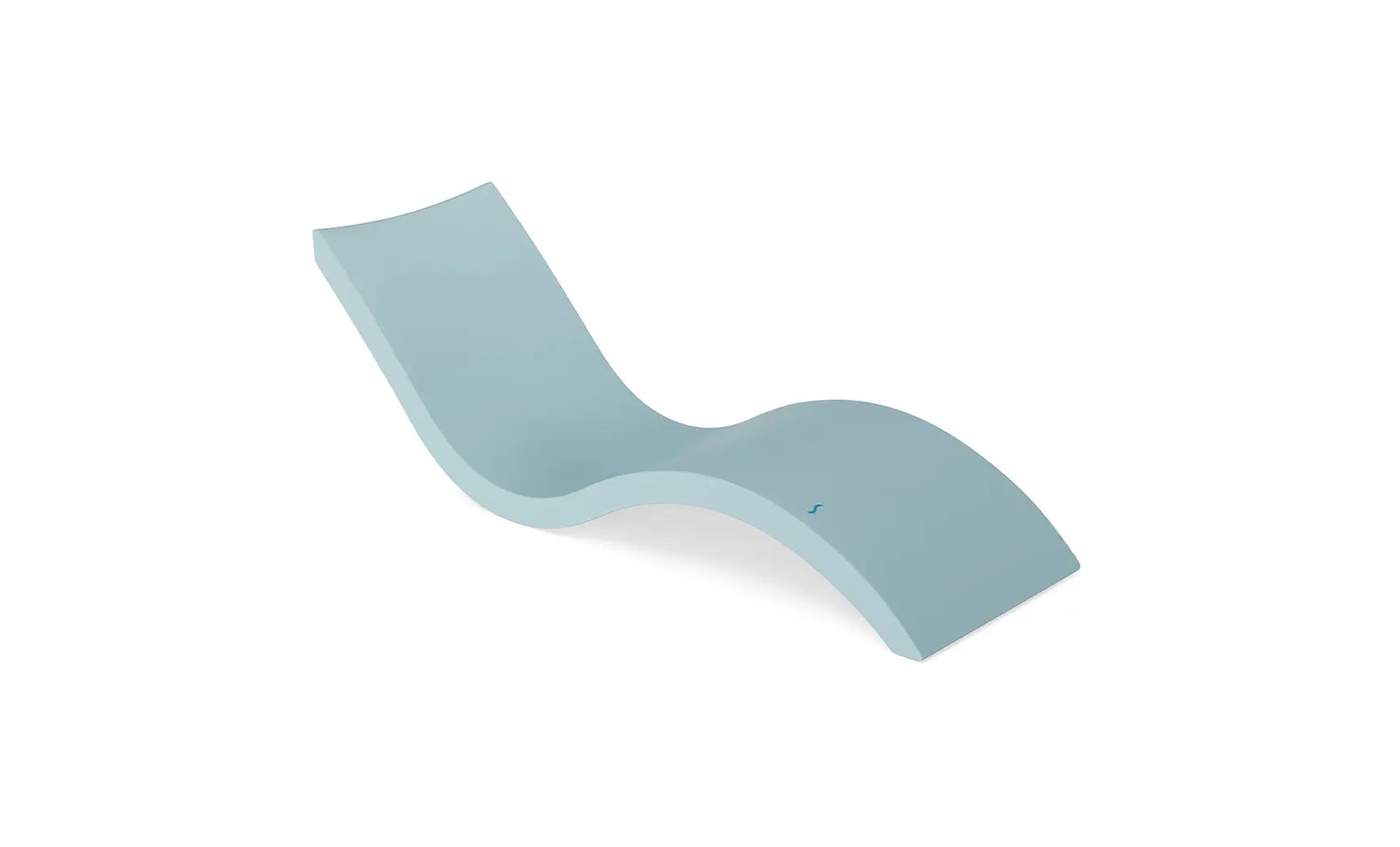 Signature Designs chaise lounge with plush cushion and wooden frame