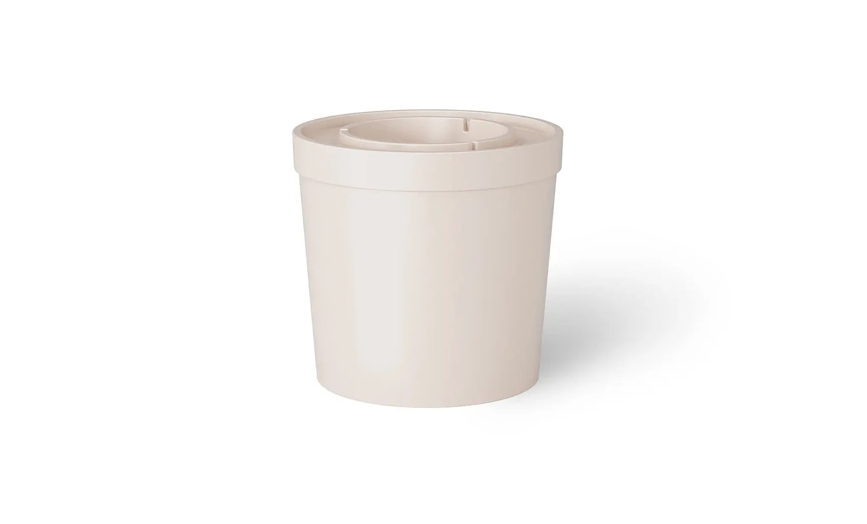 Signature Ice Basin featuring a clear, rectangular design with a lid for storing ice cubes.