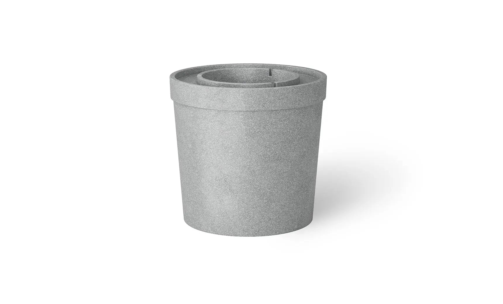 Signature Ice Basin with a clear, cylindrical design and a capacity of about 1.5 liters.