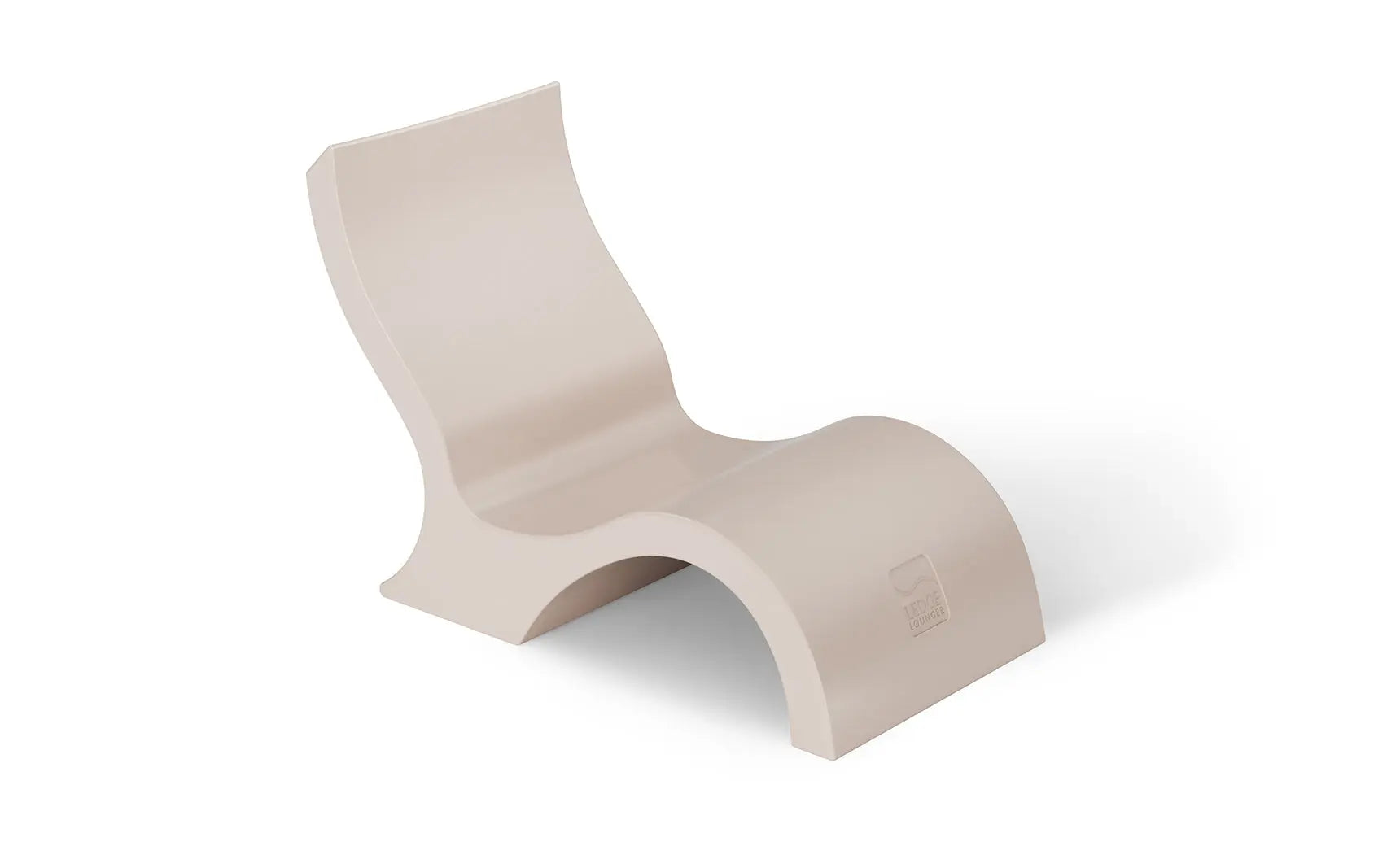 Signature Design by Ashley lowback chair in brown fabric with wooden legs