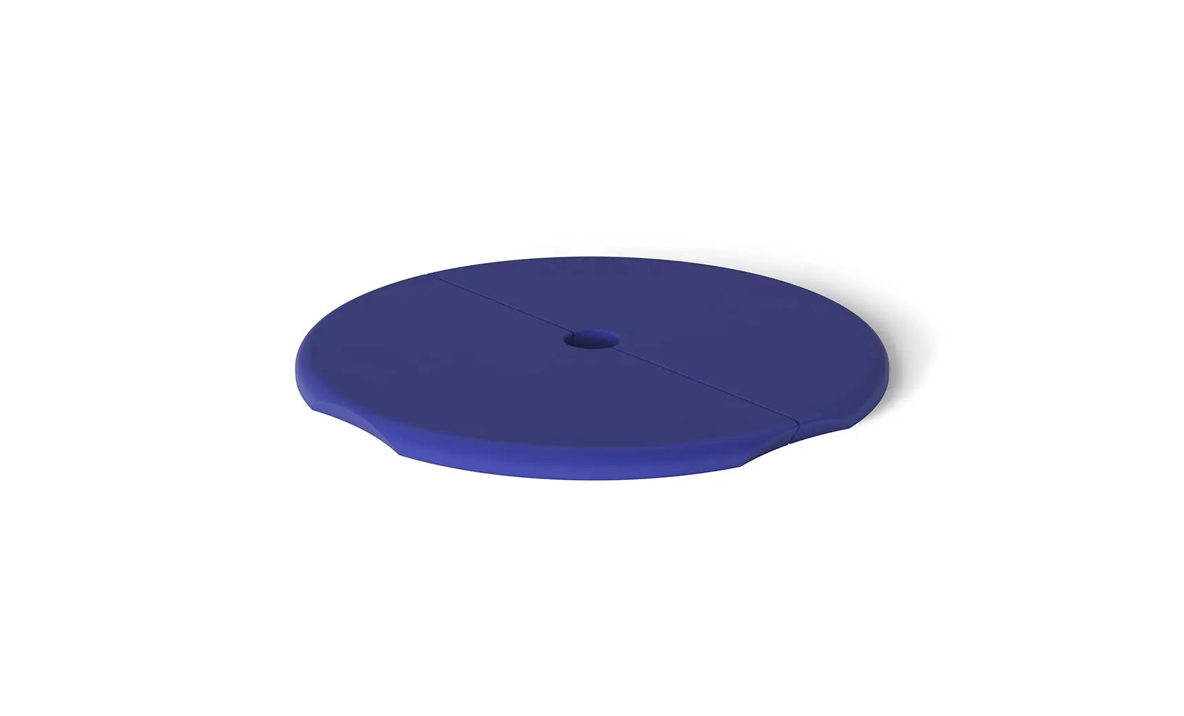 Signature Side Table with a lid featuring an umbrella hole and sleek design.