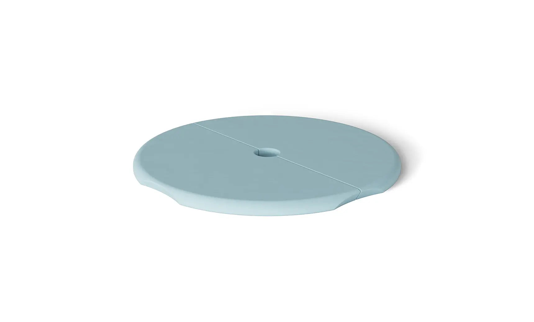 Signature Side Table with a lid featuring an umbrella hole and sleek design.