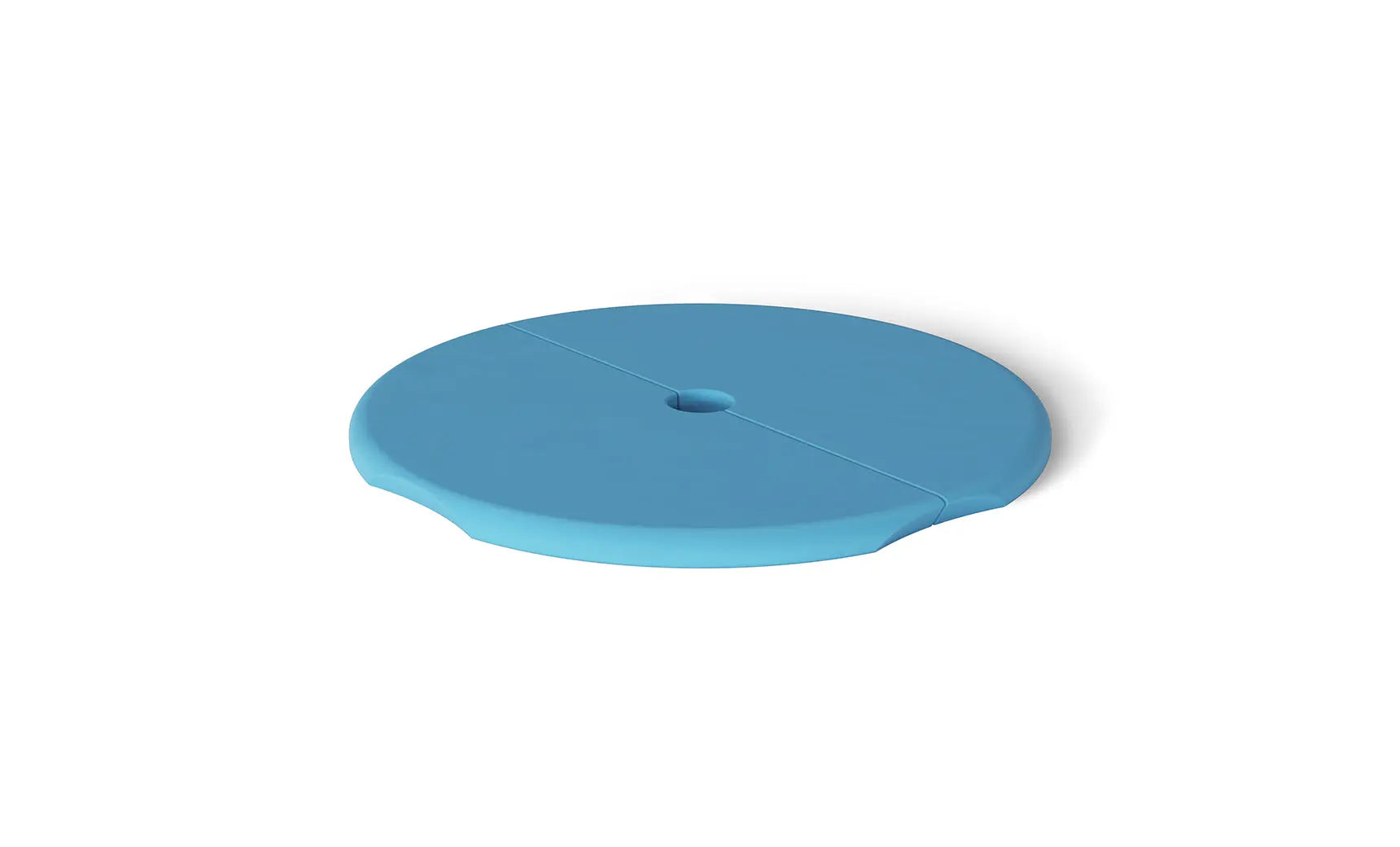 Signature Side Table with a lid featuring an umbrella hole and sleek design.