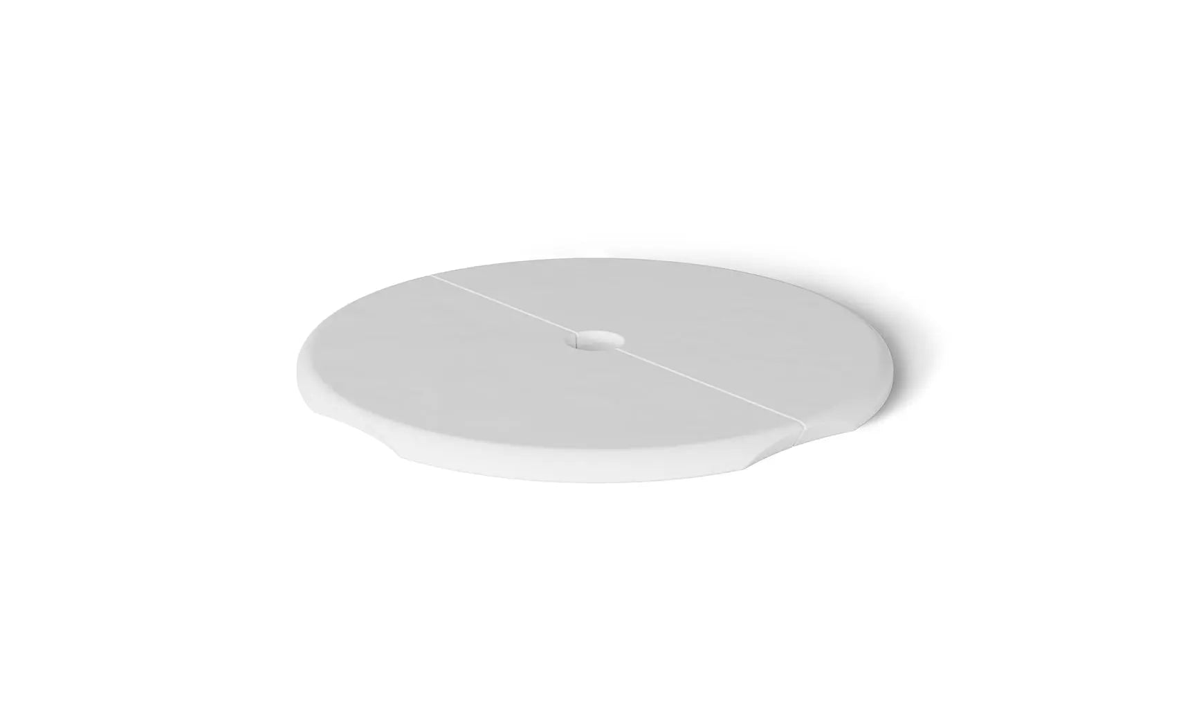 Signature Side Table with a lid featuring an umbrella hole and sleek design.