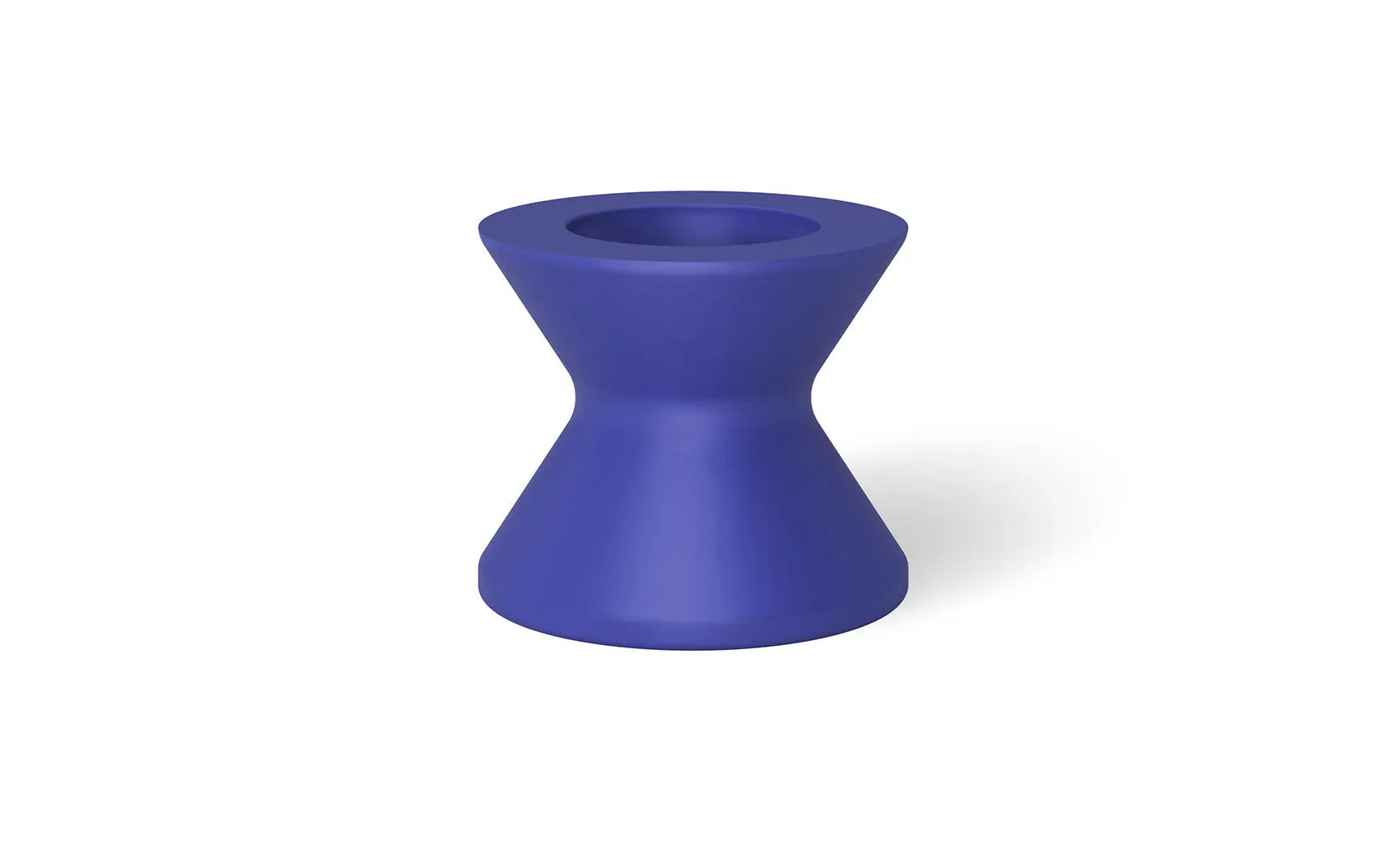Signature Tall Ice Bin Side Table with a sleek ice storage bin on one side and a smooth surface on the other.