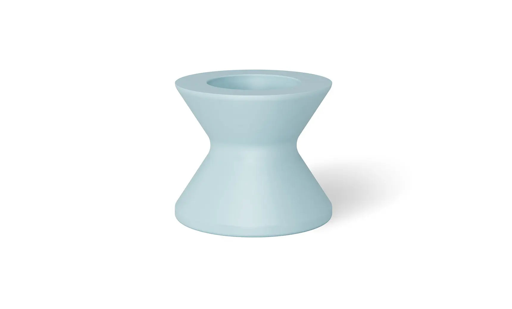 Signature Tall Ice Bin Side Table with a sleek ice storage bin on one side and a smooth surface on the other.