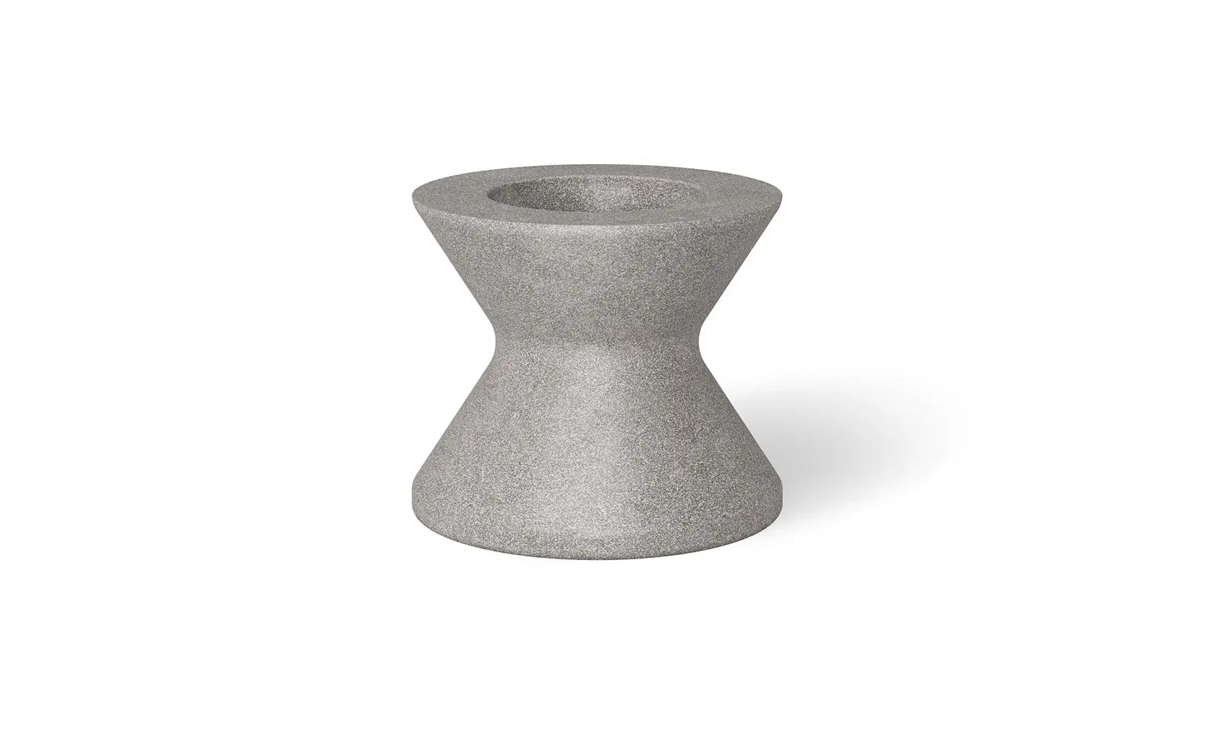 Signature Tall Ice Bin Side Table with a sleek ice storage bin on one side and a smooth surface on the other.
