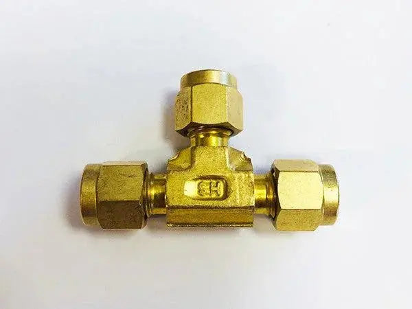 MistAmerica 3/16" Brass T-Fitting for Nylon Misting Feed Line