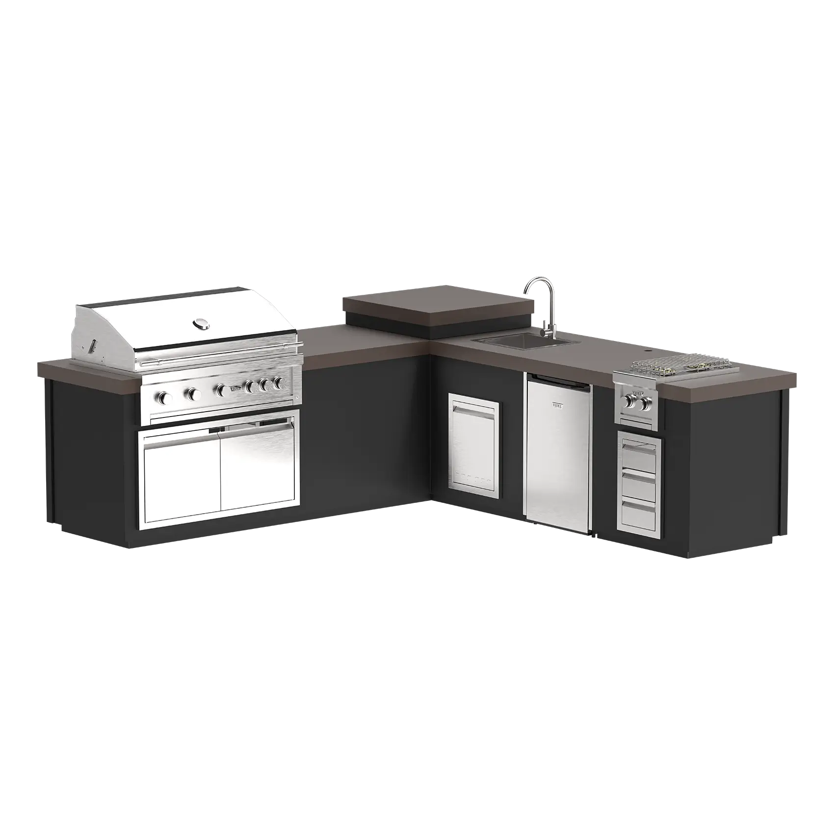 Videl Grills Maestro 112L B - BBQ Island