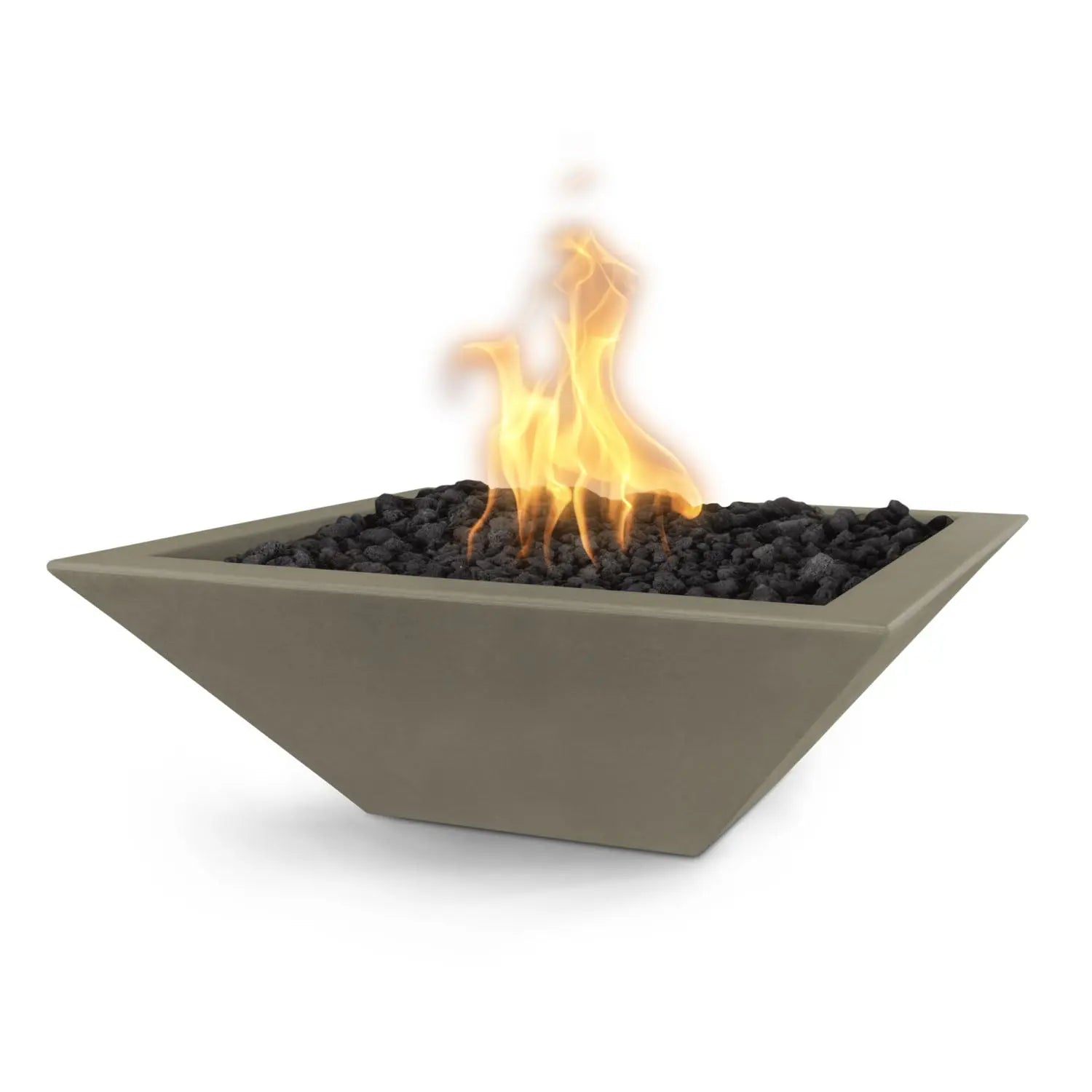 The Outdoor Plus Maya Fire Bowl - GFRC Concrete - 24" - Aqvina LLC