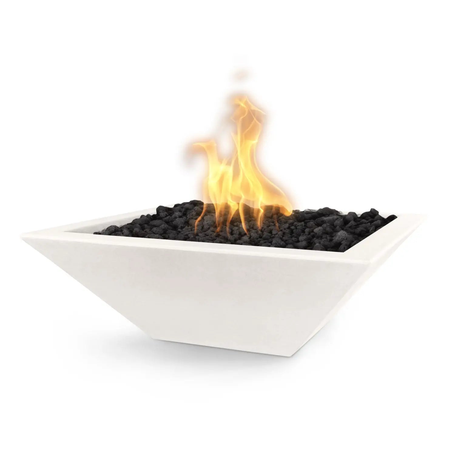 The Outdoor Plus Maya Fire Bowl - GFRC Concrete - 24" - Aqvina LLC