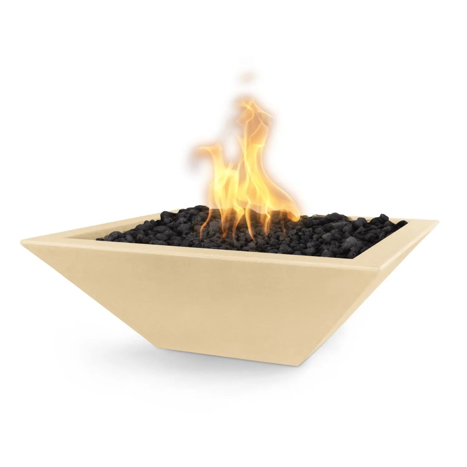 The Outdoor Plus Maya Fire Bowl - GFRC Concrete - 24" - Aqvina LLC