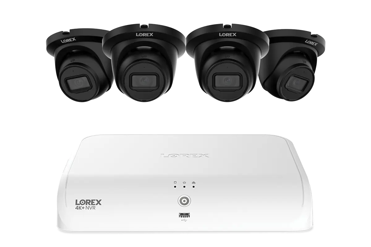 Lorex - Fusion NVR with A4 4MP (2K) IP Turret Cameras - 4K 16-Channel (8 Wired + 8 Wi-Fi Fusion) 2TB Wired System - N2K2-88BT-A4-2 | AQVINA World - Aqvina LLC