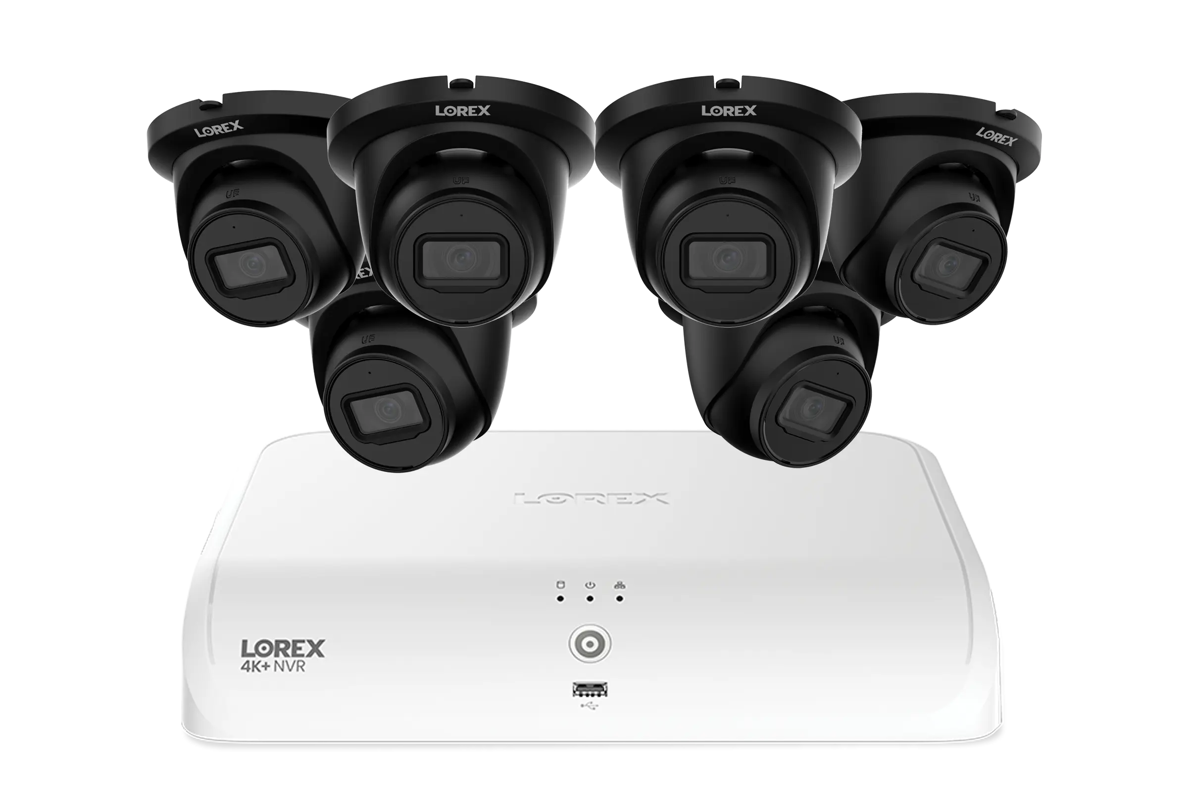 Lorex - Fusion NVR with A4 4MP (2K) IP Turret Cameras - 4K 16-Channel (8 Wired + 8 Wi-Fi Fusion) 2TB Wired System - N2K2-88BT-A4-2 | AQVINA World - Aqvina LLC