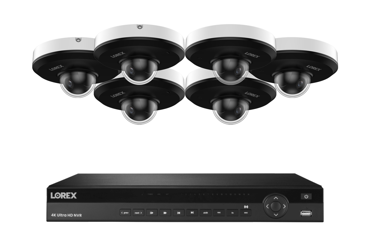 Lorex Elite Series 4K 16-Channel Wired NVR System with P2 2K Mini PTZ Cameras (6TB)