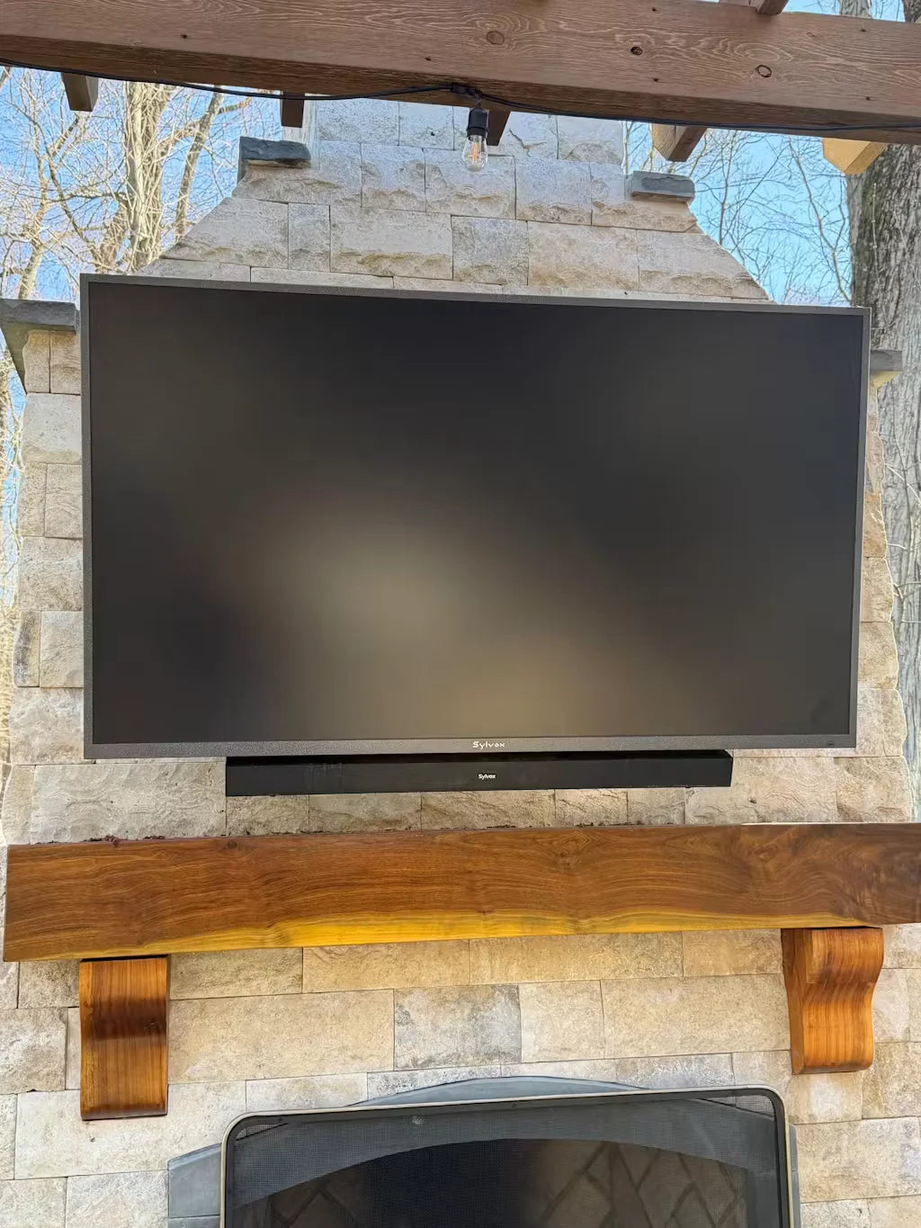 SYLVOX Pool Pro 3.0 Series 2026 Outdoor TV — 4K LED, 2000 Nit, IP56 Waterproof, Google TV, Dolby Atmos