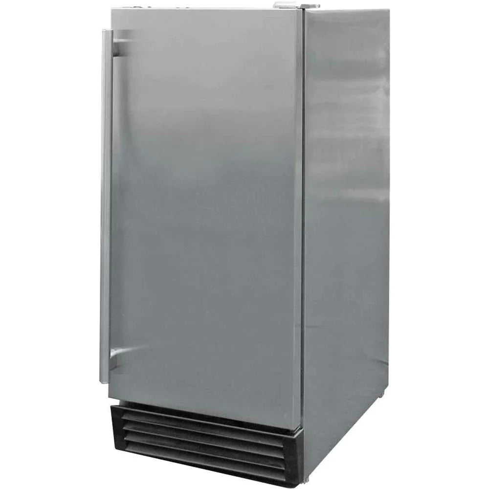Stainless steel Cal Flame Outdoor Refrigerator with sleek design