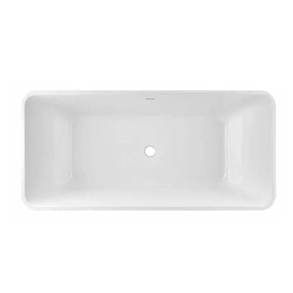 PULSE ShowerSpas 67″ & 59″ Rectangular Acrylic Freestanding Soaking Tub — Two Sizes | PT-1043