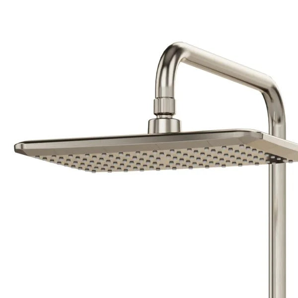 PULSE ShowerSpas AquaPower Shower System — 11" Air-Infusion Rain Showerhead, Magnetic Handshower, 180° Pivoting Arm
