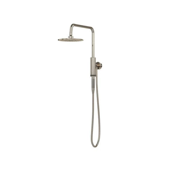 PULSE ShowerSpas Aquarius Shower System — 8" Rain Showerhead + Magnetic Massage Handshower, Pivoting Arm