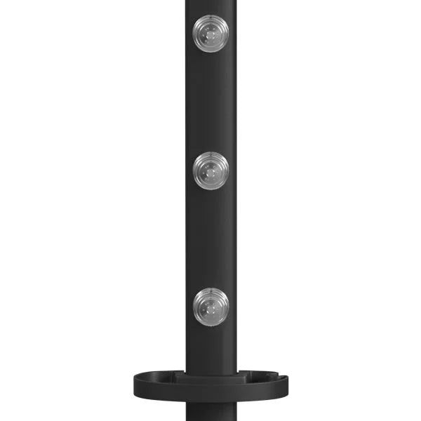 PULSE ShowerSpas Bonzai Shower System — 8" Rain Showerhead, 3 Body Jets, 5-Function Handshower