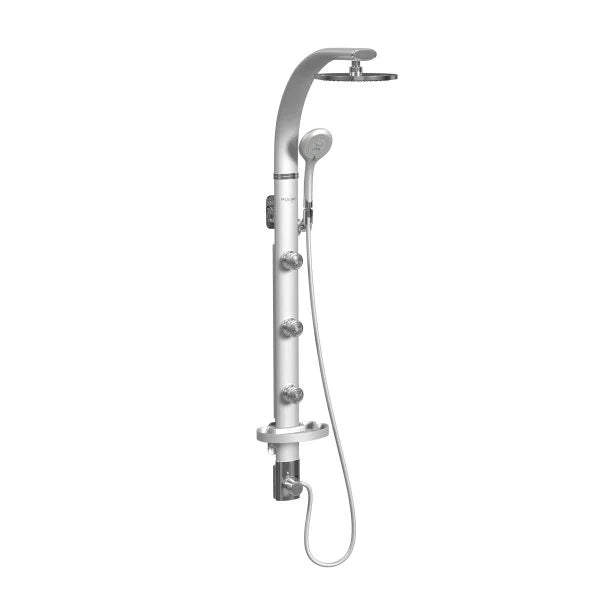 PULSE ShowerSpas Bonzai Shower System — 8" Rain Showerhead, 3 Body Jets, 5-Function Handshower
