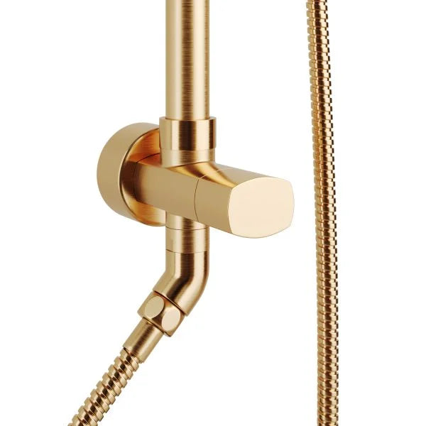 PULSE ShowerSpas Kauai Shower System — 8" Rain Showerhead + 5-Function Handshower, Drill-Less Install