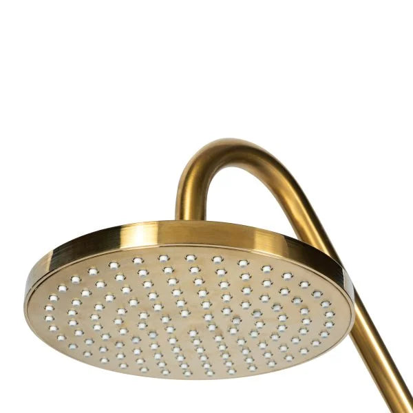 PULSE ShowerSpas Kauai Shower System — 8" Rain Showerhead + 5-Function Handshower, Drill-Less Install