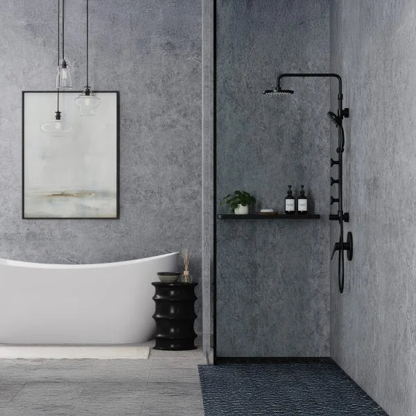 PULSE ShowerSpas Lanikai Shower System — 8" Rain Showerhead, 3 PowerSpray™ Body Jets, 5-Function Handshower