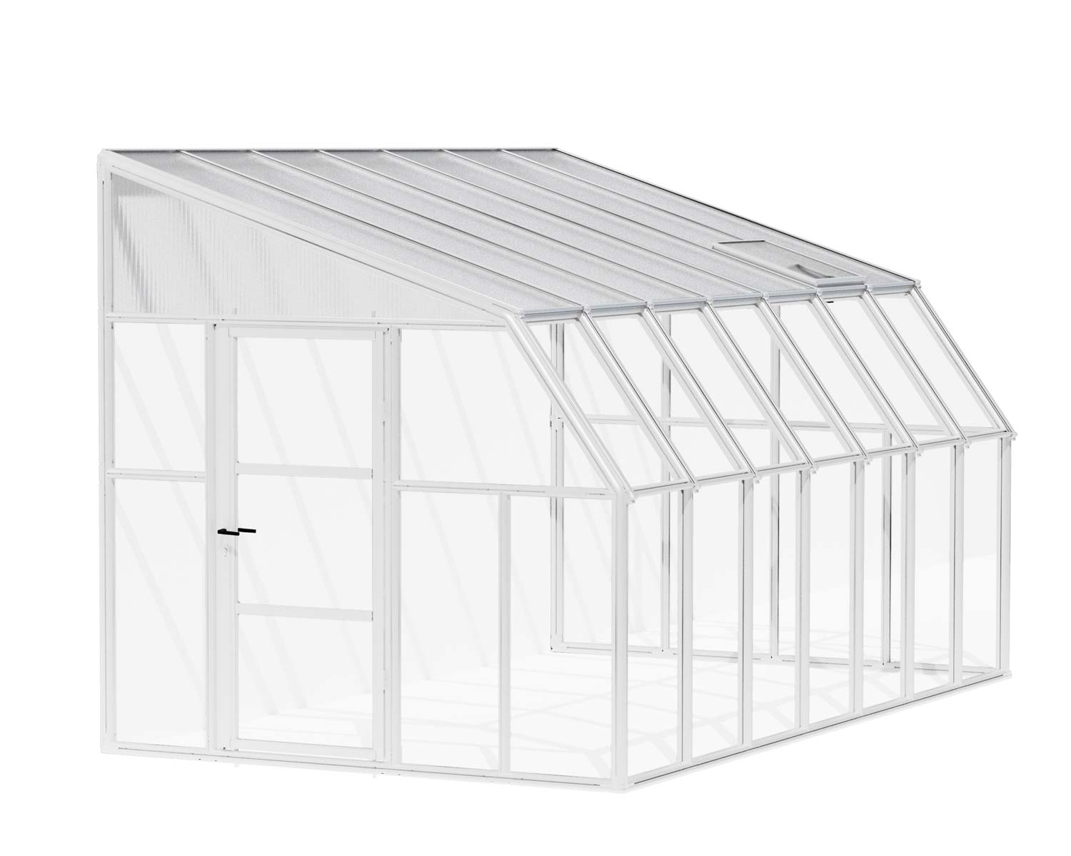 Palram - Canopia | Sun Room Eight Sunroom Enclosure, Lean To Greenhouse Kit