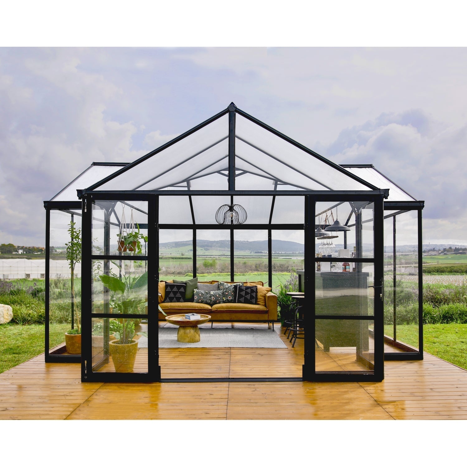 Palram - Canopia | 12x15 Ft Triomphe Chalet Greenhouse