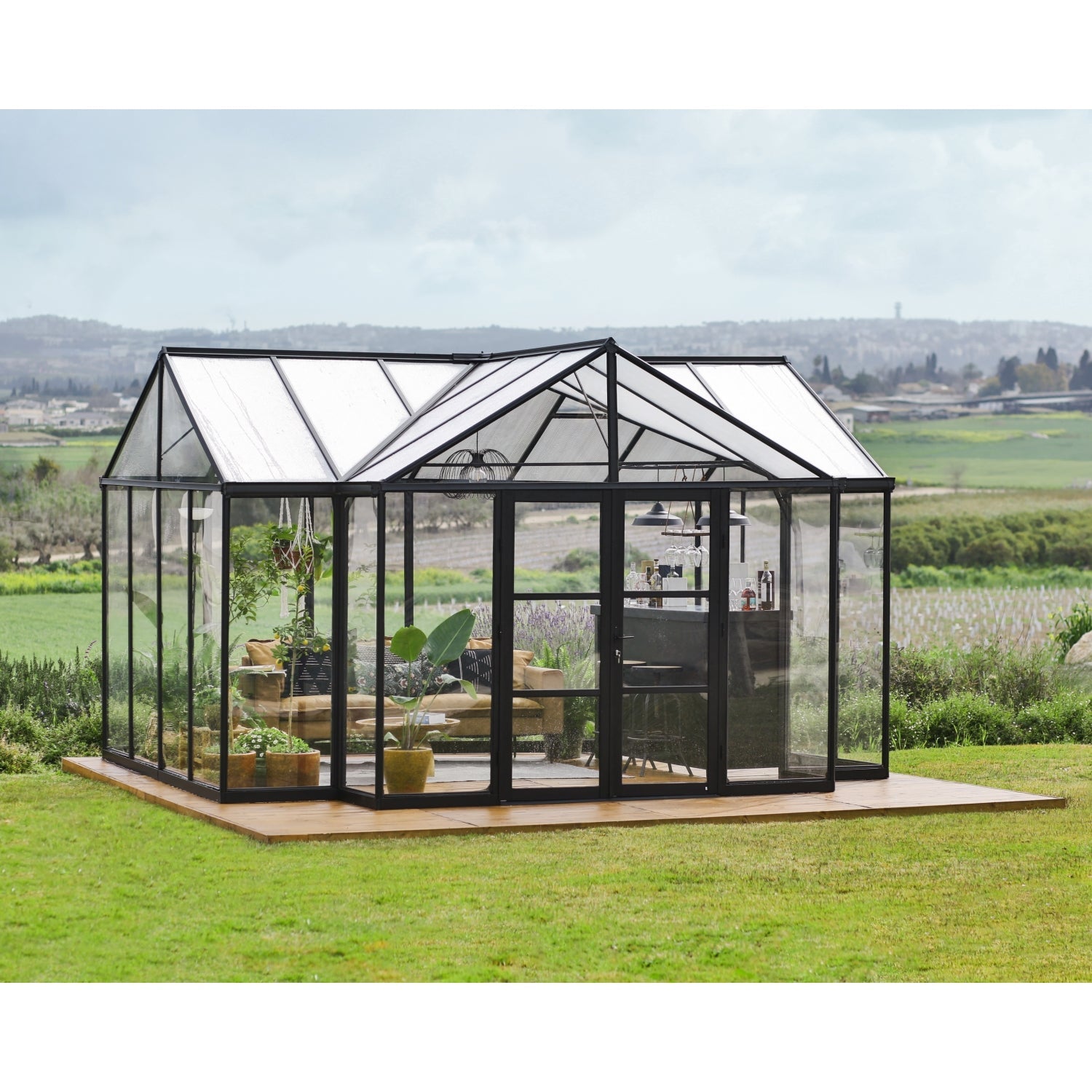 Palram - Canopia | 12x15 Ft Triomphe Chalet Greenhouse