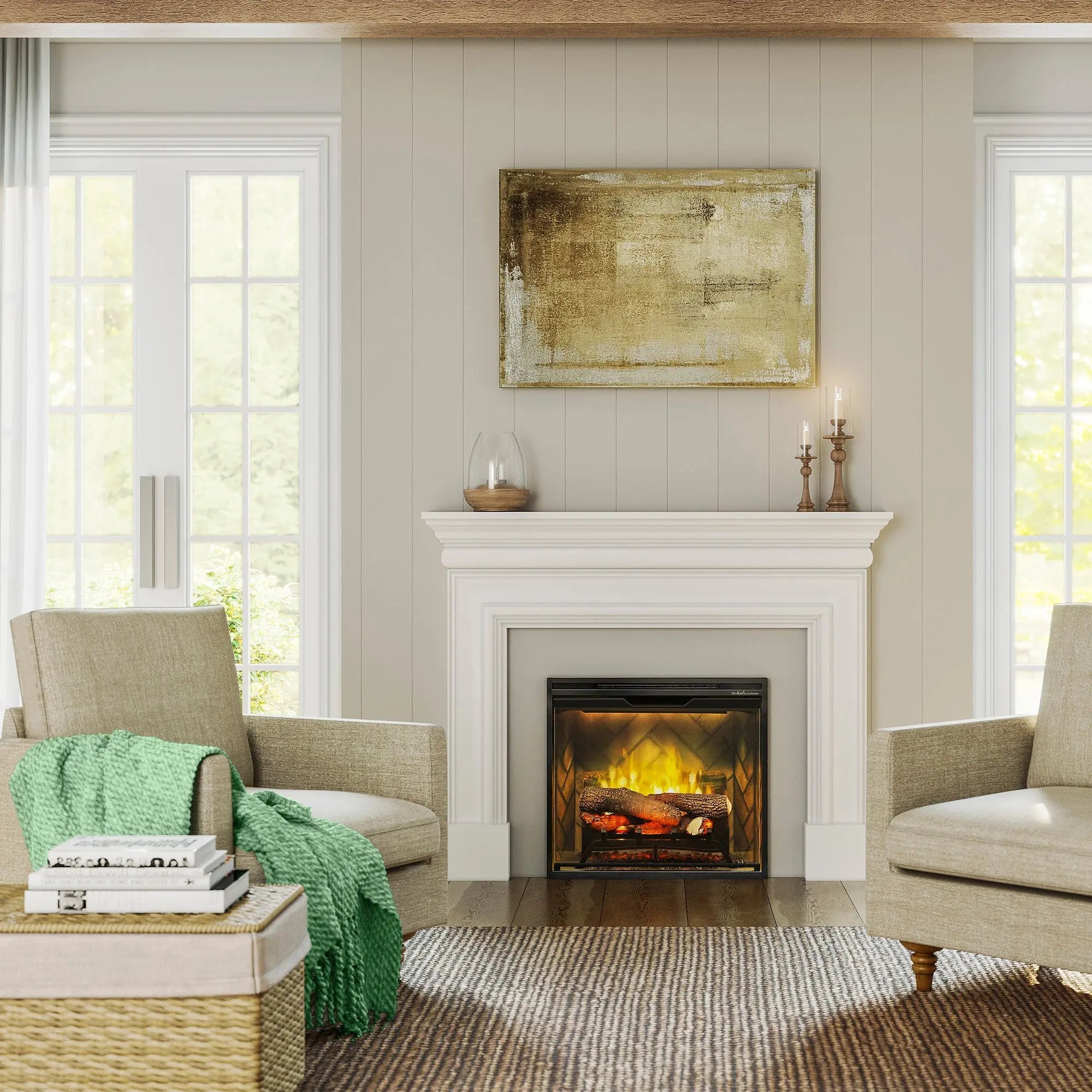 Dimplex Revillusion® 24-Inch Built-In Electric Fireplace - RBF24DLX