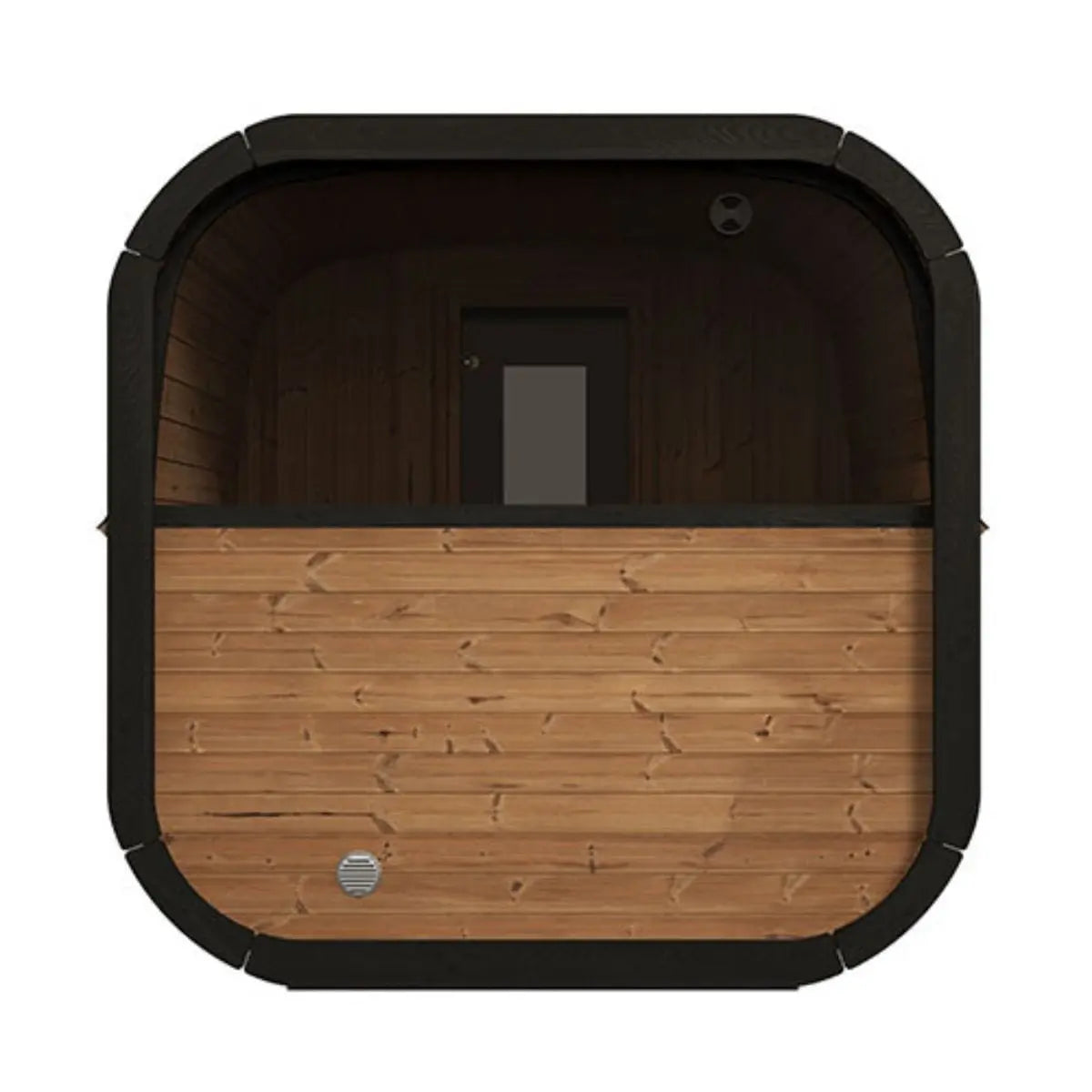 SaunaLife Cube-Series Model CL12GCPCP Outdoor Sauna |AQVINA World - Aqvina LLC
