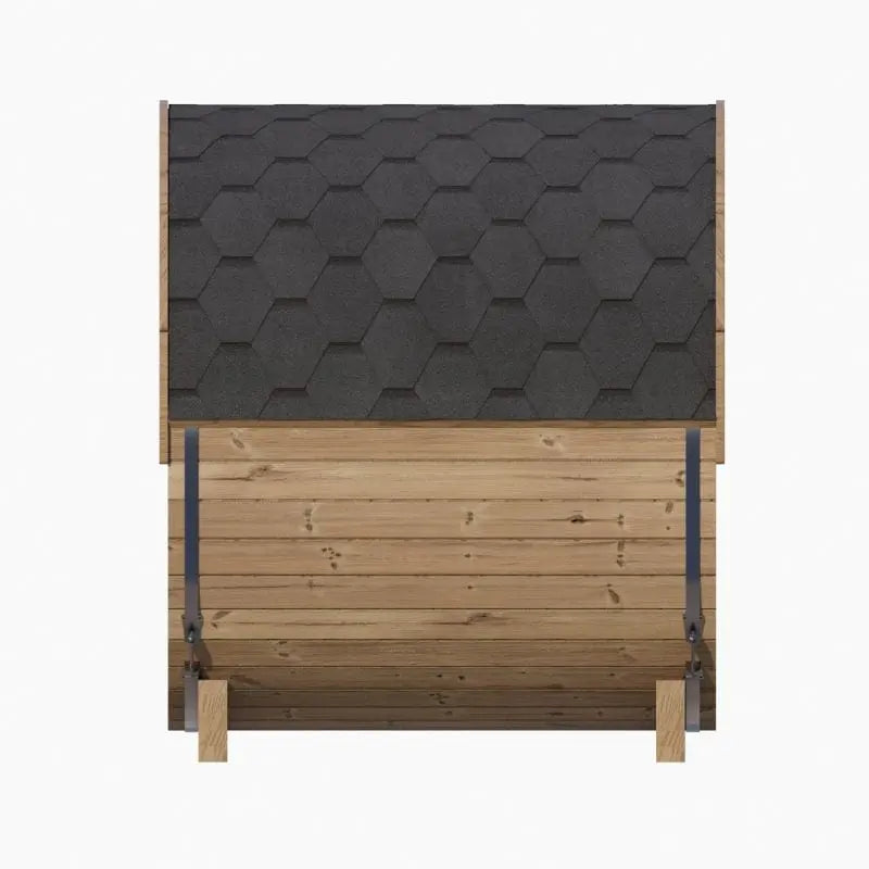 SaunaLife 3-Person Outdoor Sauna Barrel w/ Window - MODEL E6W | AQVINA World - Aqvina LLC