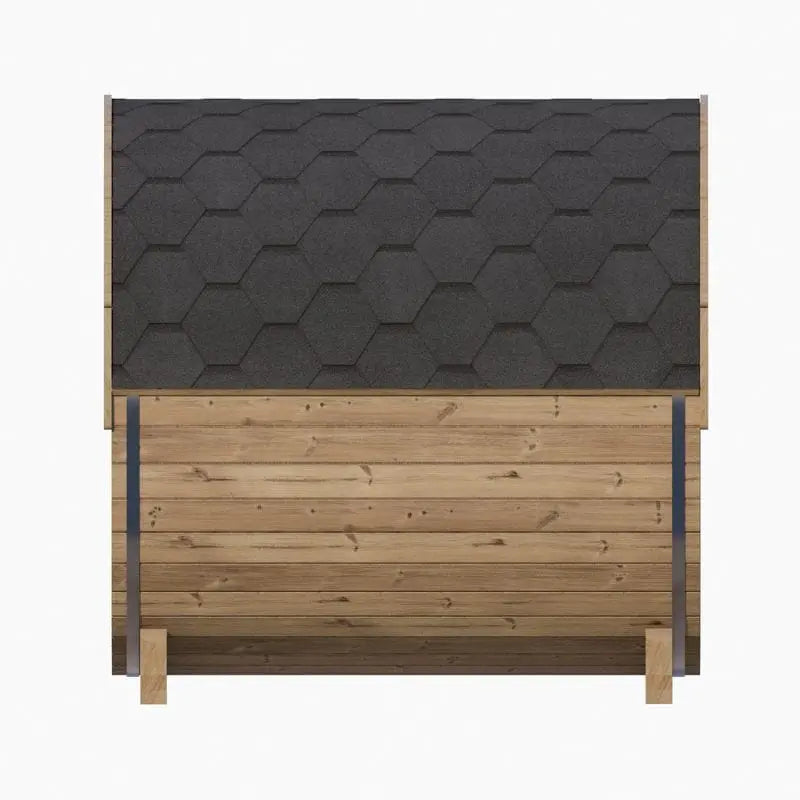 SaunaLife 4-Person Panoramic Outdoor Barrel Sauna Model E7G | AQVINA World - Aqvina LLC