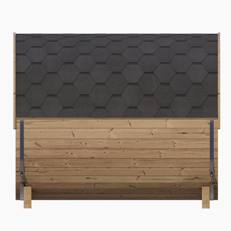SaunaLife 6-Person Outdoor Barrel Sauna Model E8 | AQVINA World - Aqvina LLC