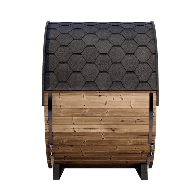 SaunaLife Model EE6G 4-Person Outdoor Barrel Sauna | AQVINA World - Aqvina LLC