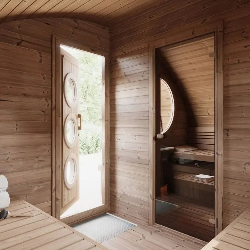 SaunaLife Model G11 Outdoor Home Sauna | AQVINA World - Aqvina LLC