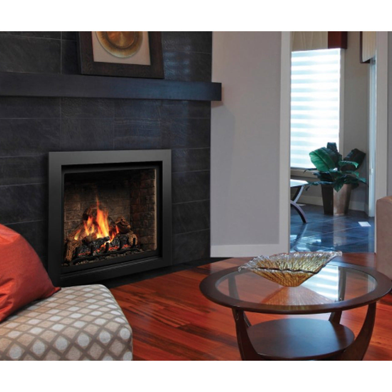 Kingsman 34" Direct Vent Linear Gas Fireplace ZCV34