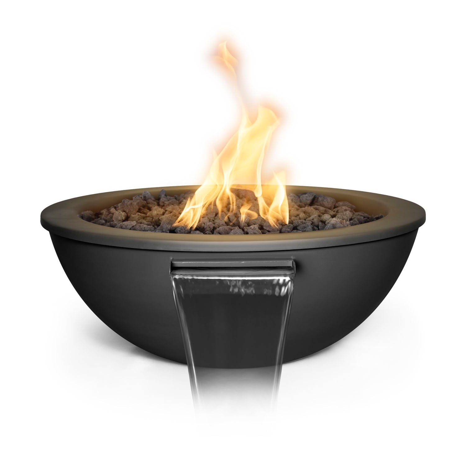 The Outdoor Plus Sedona Fire & Water Bowl - Powder Coat - 27"