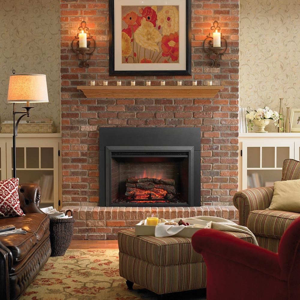 SimpliFire 32-In Built-In Electric Fireplace Insert